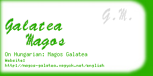 galatea magos business card